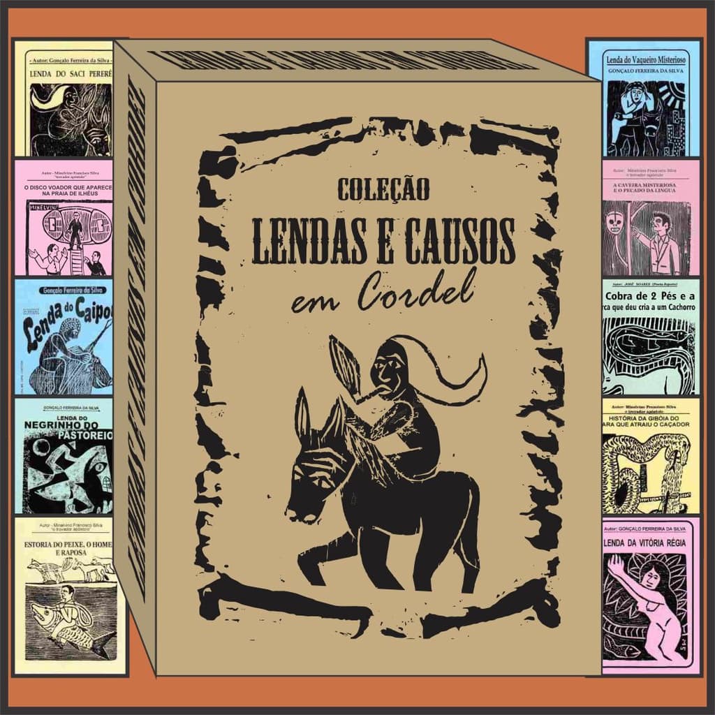 Coleção Lendas e Causos em Cordel 10 Títulos