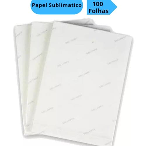 Papel Sublimático 100 Folhas Profissional A4 100g Para Sublimação