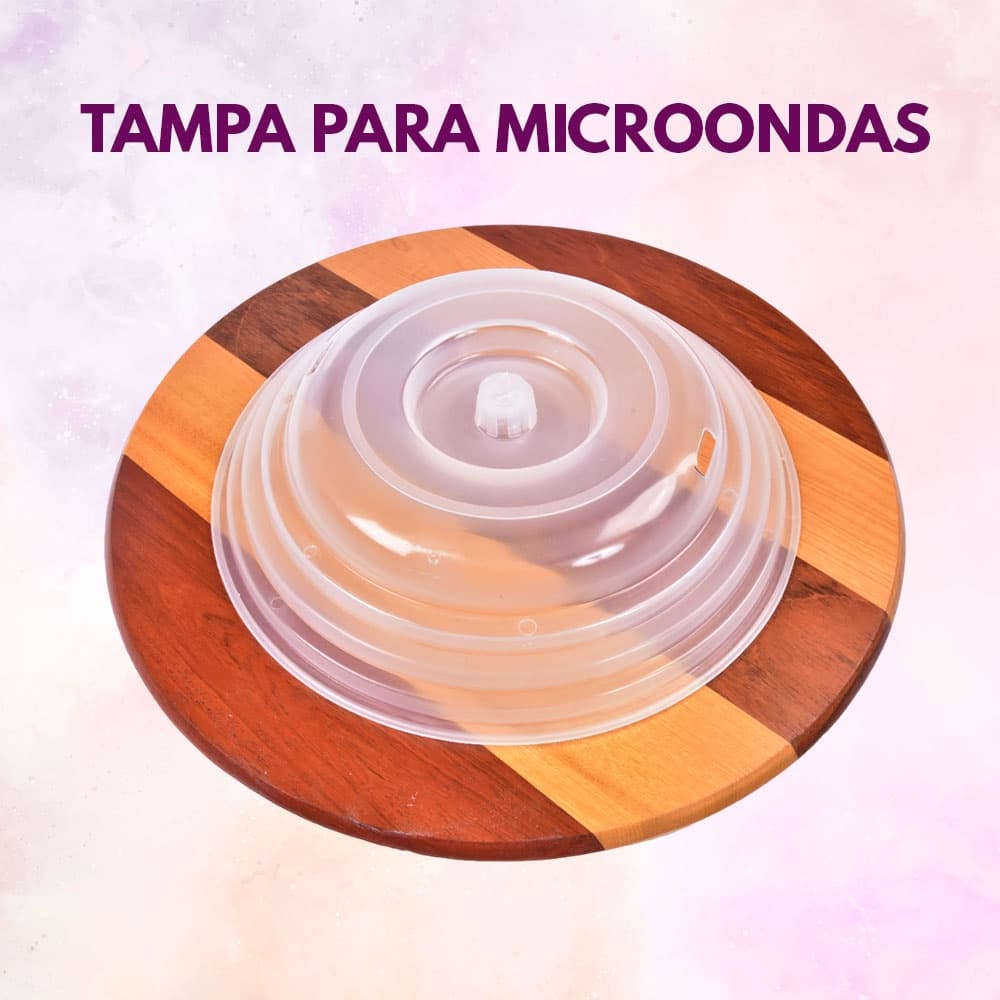 Tampa Protetora de Microondas e Alimentos