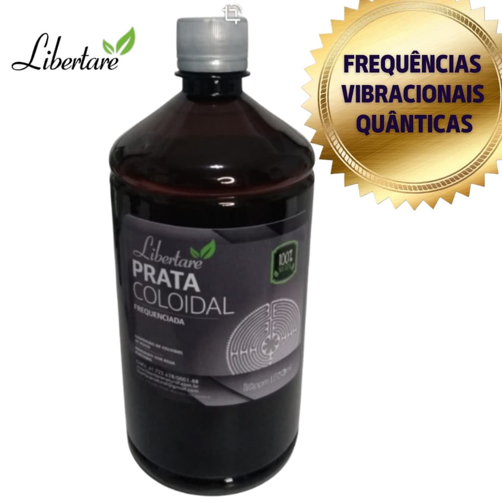 Prata Coloidal Frequenciada  1 Litro - 40ppm#