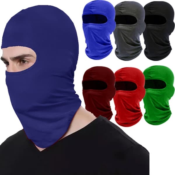 Kit 3 Balaclavas Touca Ninja Proteção UV Cores Sortidas