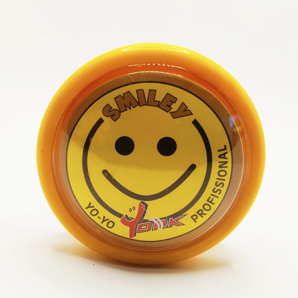 Yoyo York Profissional Smiley de eixo fixo + 3 cordas de brinde (ioio,yo-yo,ioiô)