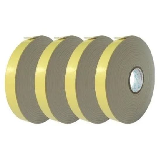 4 Fitas Adesivas de Espuma Dupla Face (Fita Banana) 5,5 Metros