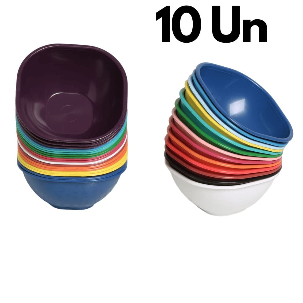 Kit 10 unidades Tigela Bowl Sobremesa Açai Sorvetes 300ml