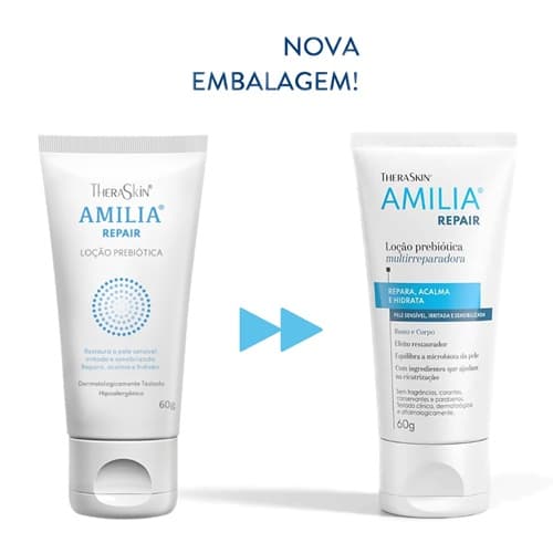 Loção Prebiótica Amilia Repair 60g
