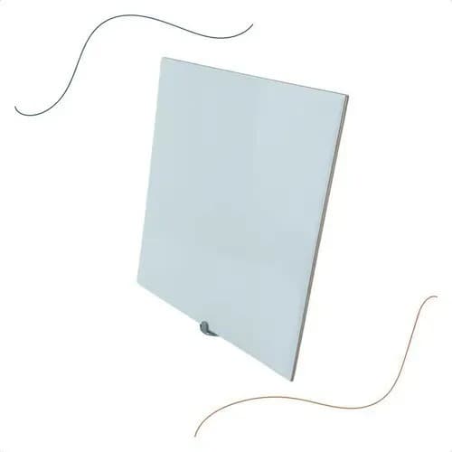 10 Azulejo 20x20 Sublimação Branco Resinado + Suporte - ENVIO IMEDIATO .
