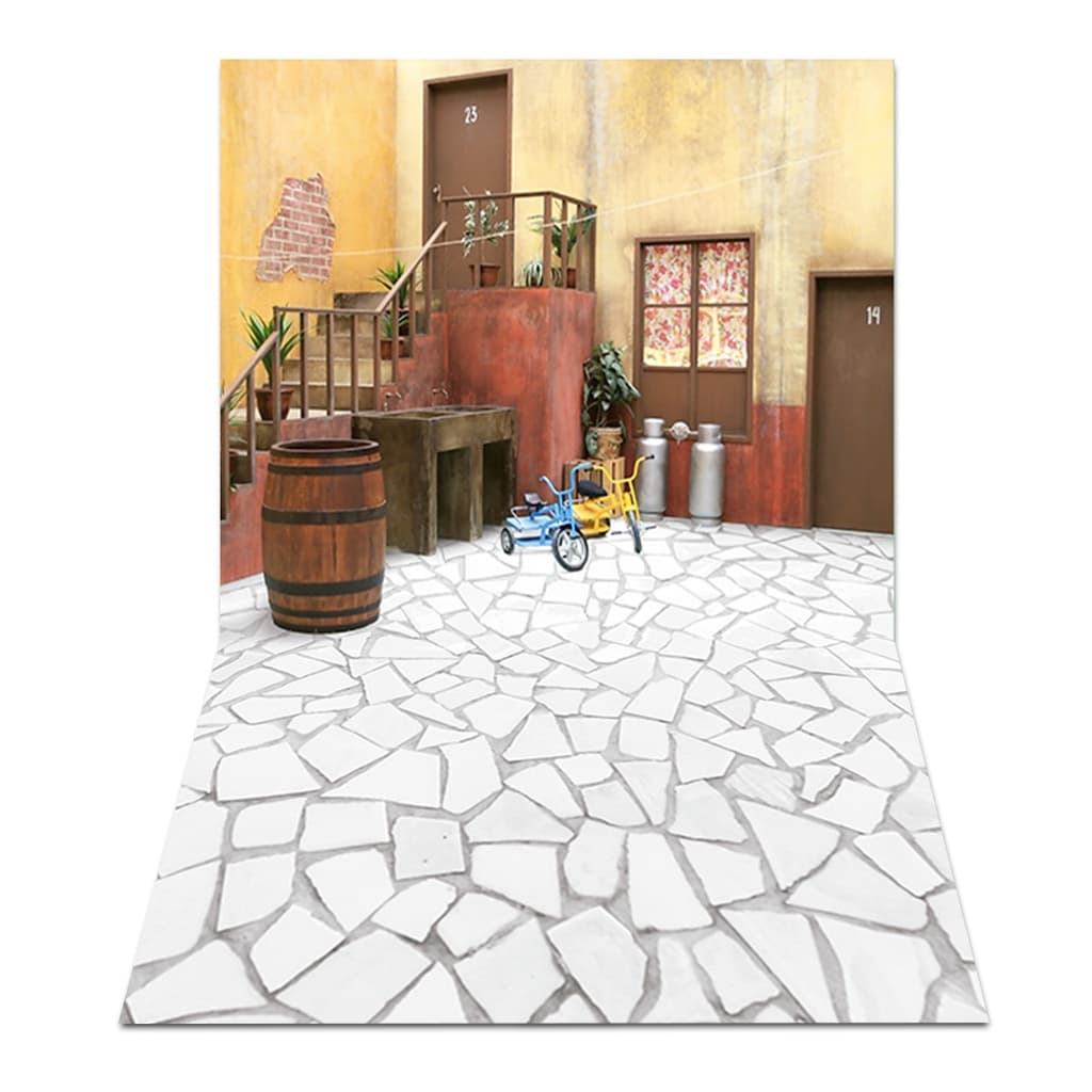 Fundo Fotográfico Vila do Chaves em Tecido PN-0150