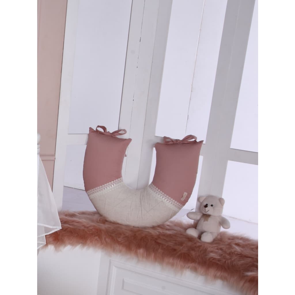 Almofada Amamentar Florisbela Uva com Linho