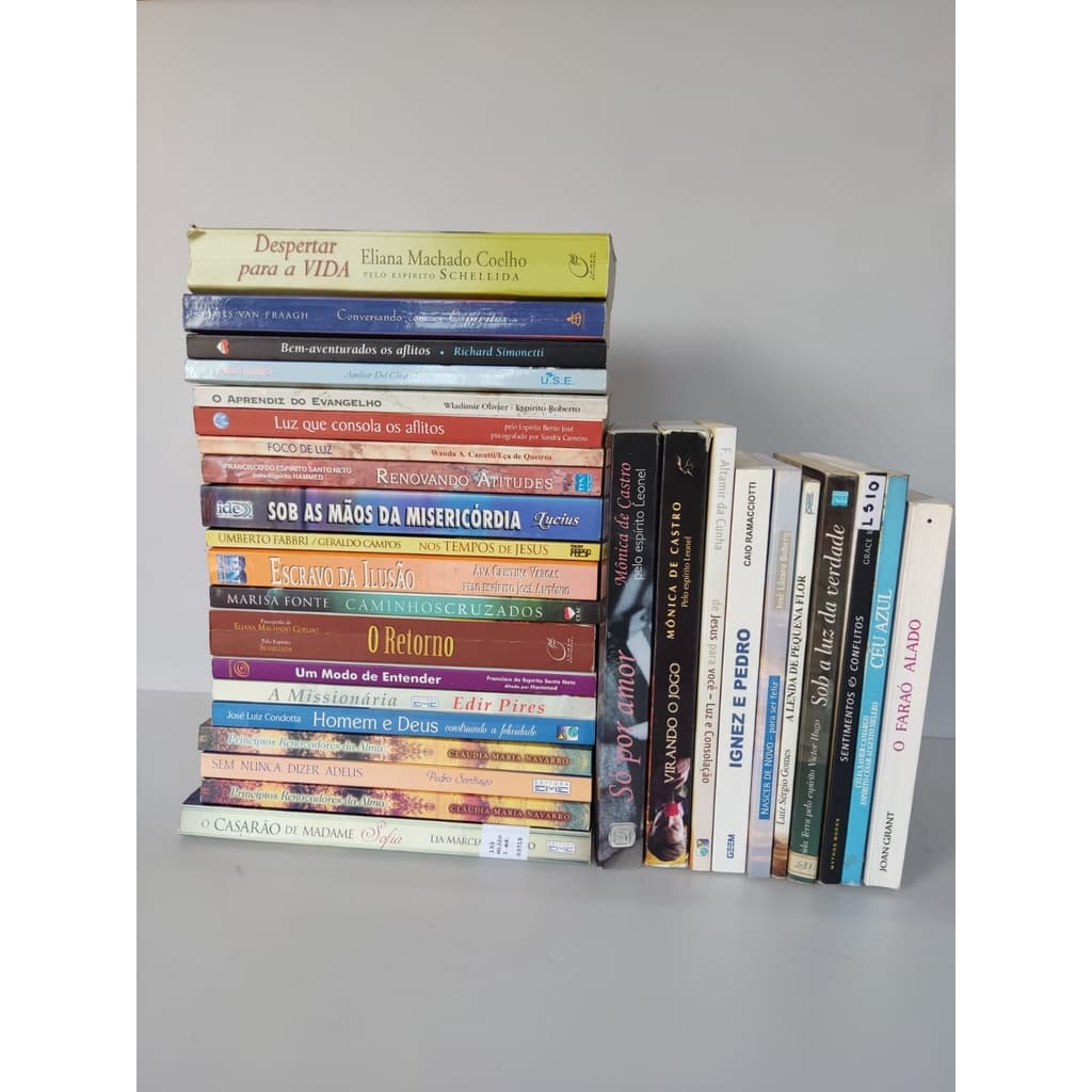 Livros de Romance Espirita - Títulos Diversos - Vários Autores - Doutrina