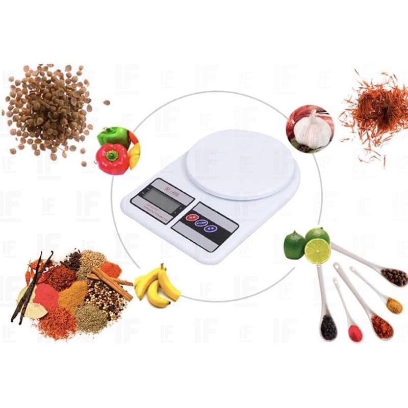 Balança digital com alta precisão para cozinha até 10 kg Escala 1 grama