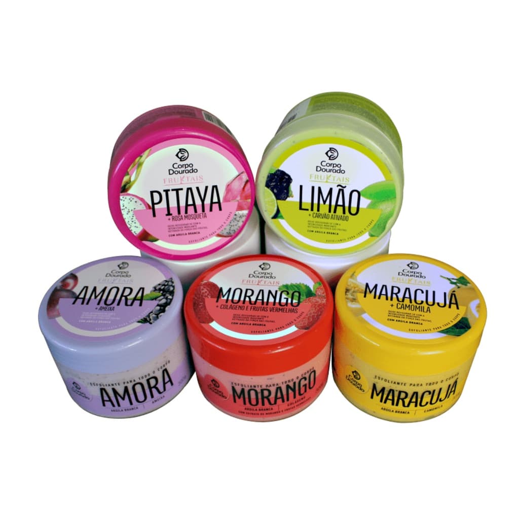 Esfoliante Corpo Dourado Fruktais Para Todo o Corpo