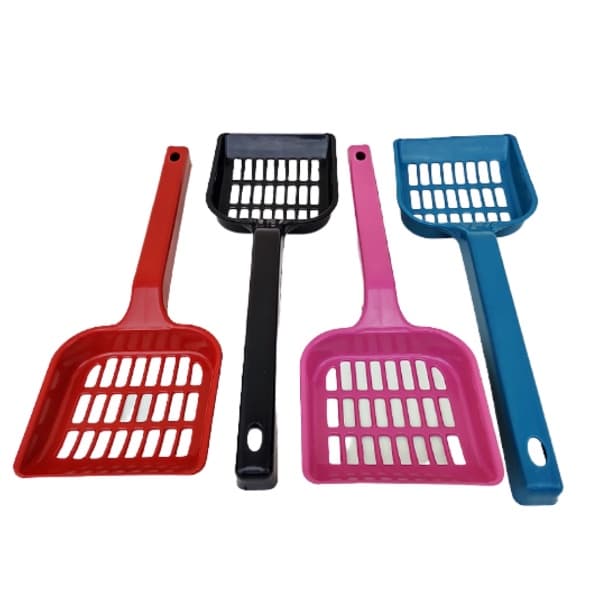 Pá Pazinha Higiênica Coletora para caixa de areia, 28cm para Gatos pet.