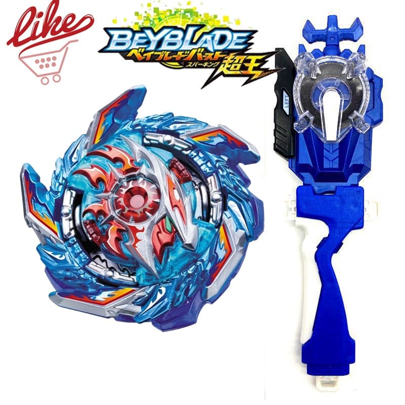 Beyblade Burst Flame B-160 King Helios Super King with LR Spark Launcher Handlebar Set Beyblade Toys for Children