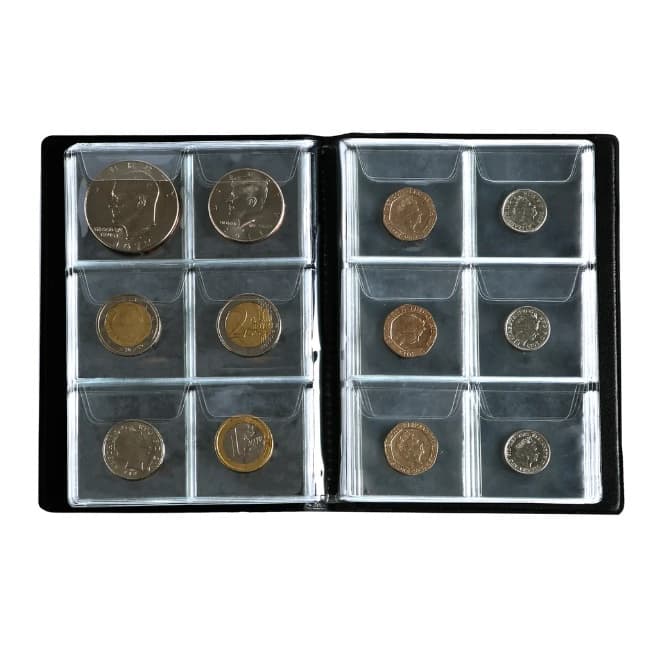 Álbum Pasta Para 60 Moedas - Para Moedas De Até 40mm