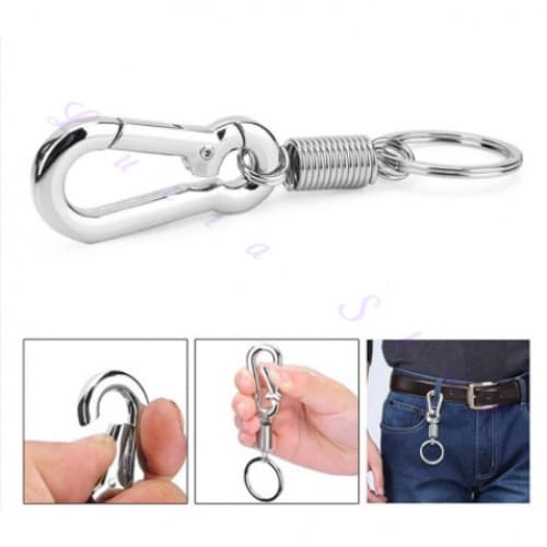 Chaveiro Mosquetão Trava de Pressão  Mola Chaves Top ENVIO HOJE