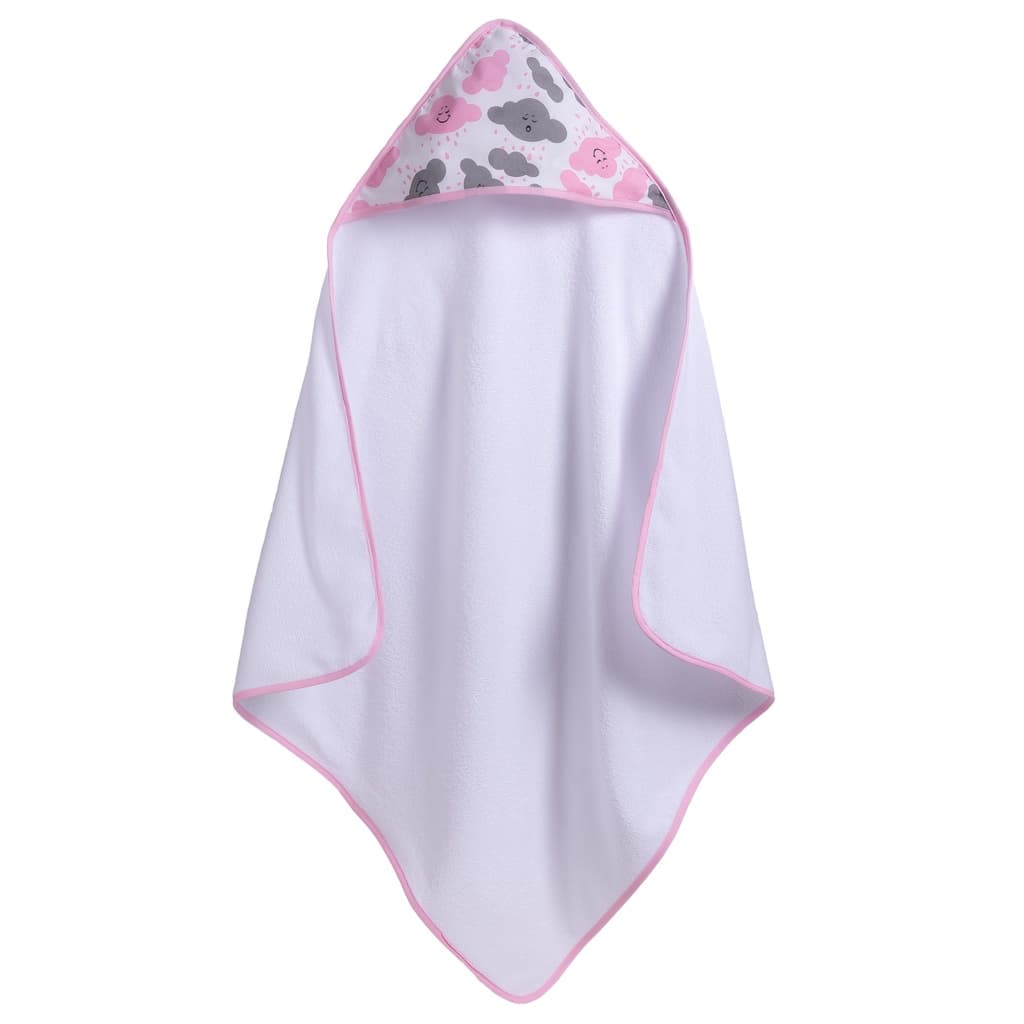 TOALHA DE BANHO BABY FELPUDA CAPUZ ESTAMPADO FORRADO ATOALHADO