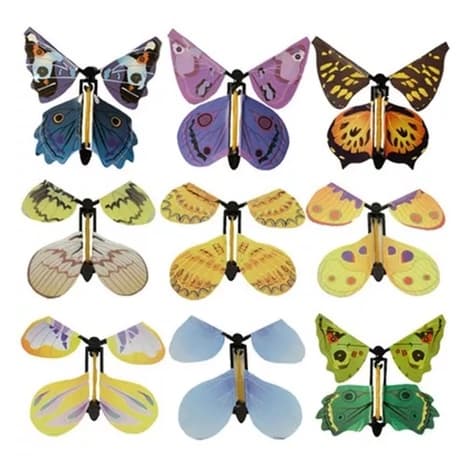 Borboletas Cartão Mágica 20 Peças Voadora Brinquedo