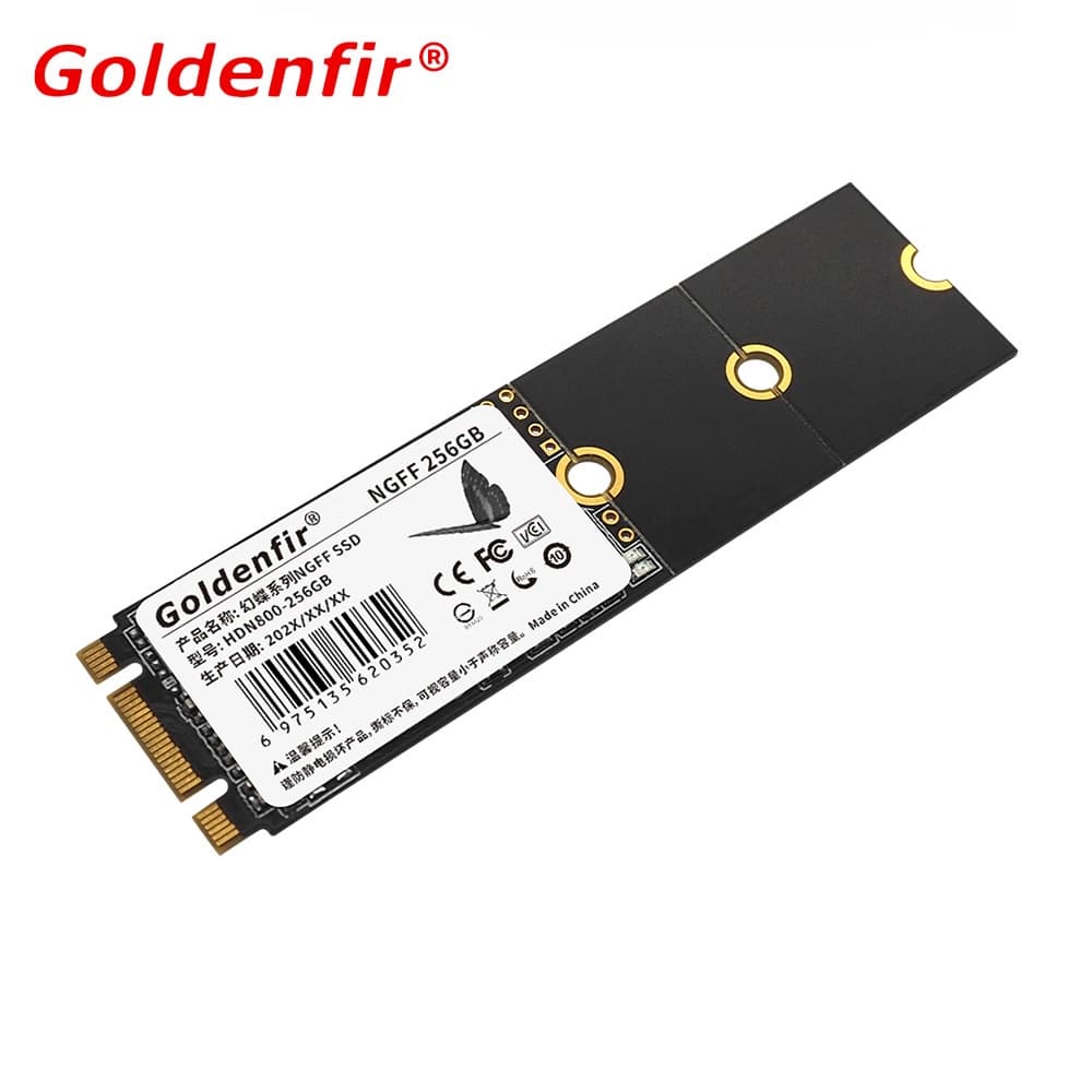 Goldenfir SSD 128GB 256GB 480GB NGFF M . 2 2280 Para Atualização
