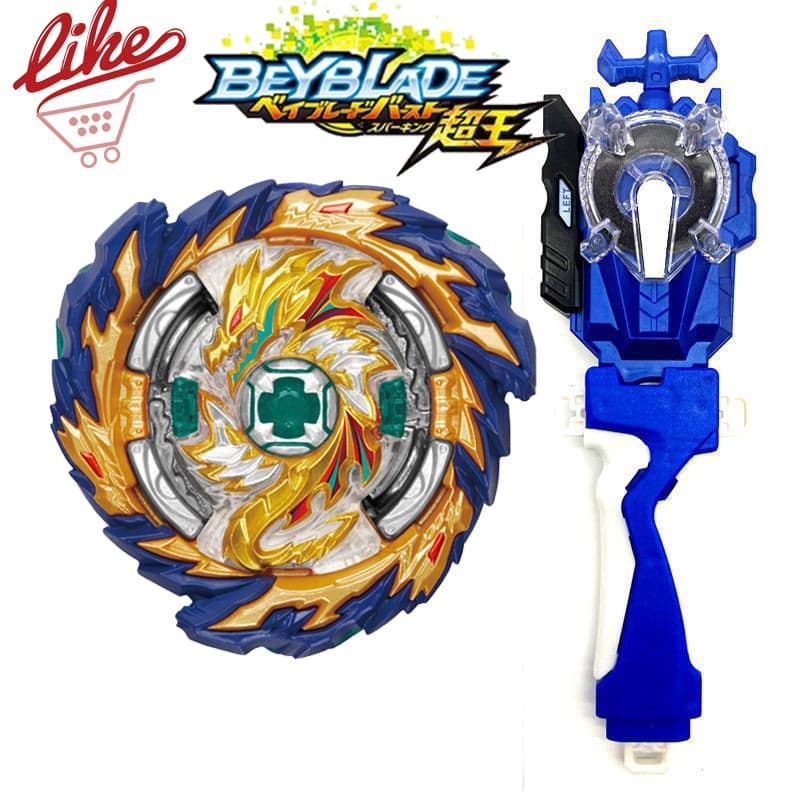 Beyblade Burst Flame B-167 Mirage Fafnir Super King with LR Spark Launcher Handlebar Set Beyblade Toys for Children