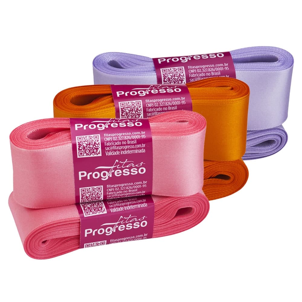 Fita de Cetim 38mm Progresso Face Simples N°9 10m