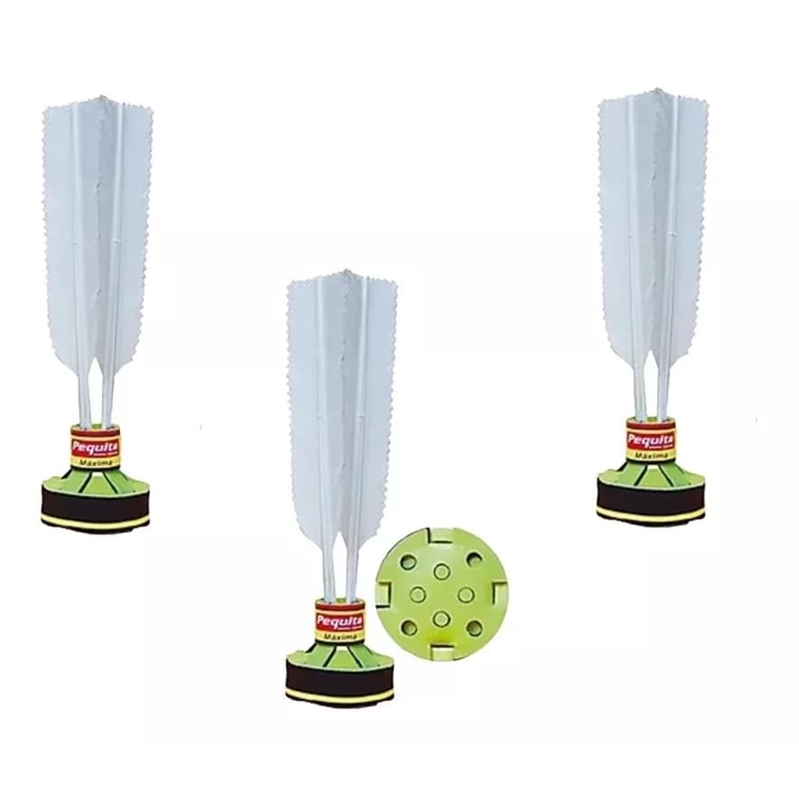 Kit Com 3 Petecas Pequita Oficial Maxima Noturna