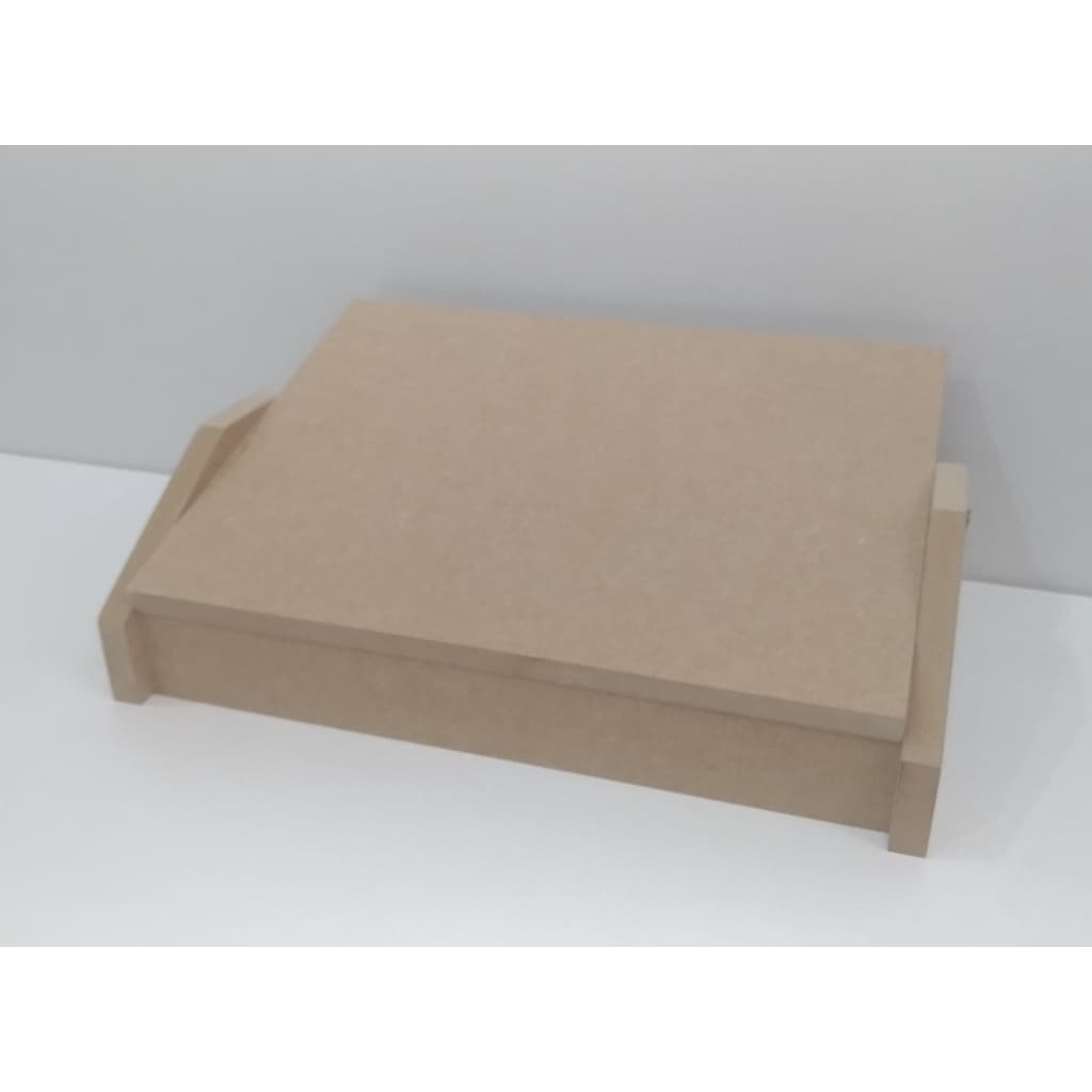 Apoio Para os Pés Ergonomico Com Movimento Essencial Home Office mdf natural