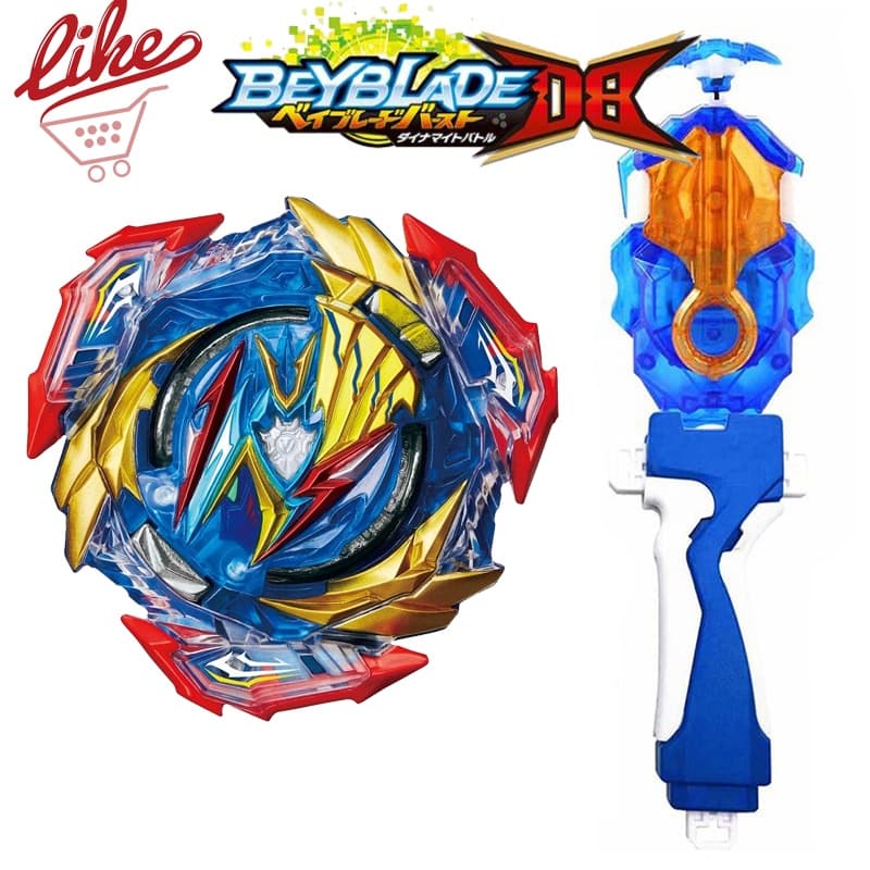 Beyblade Burst Flame B-193 Ultimate Valkyrie DB Dynamite Battle with B-184 Launcher Handlebar Set Beyblade Toys for Children