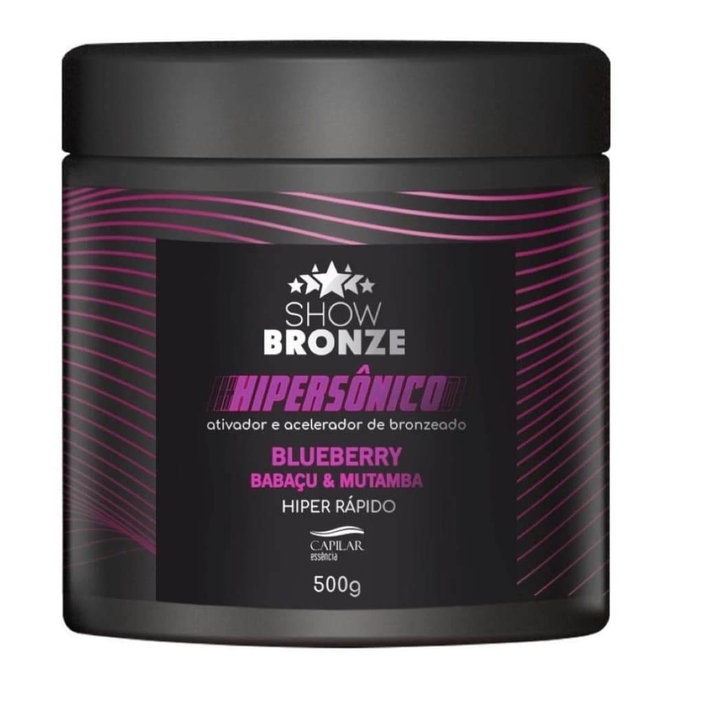 Hipersônico BLUEBERRY Ativador de Bronzeado 500g - CAPILAR ESSÊNCIA
