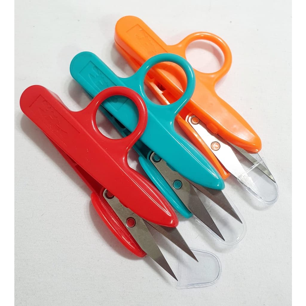 Tesoura de Arremate Com Dedal Tesoura Pic Patchwork Costura - Unidade