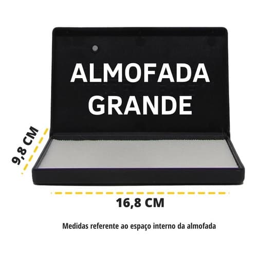 Almofada Nº 4 -  para carimbo de Madeira