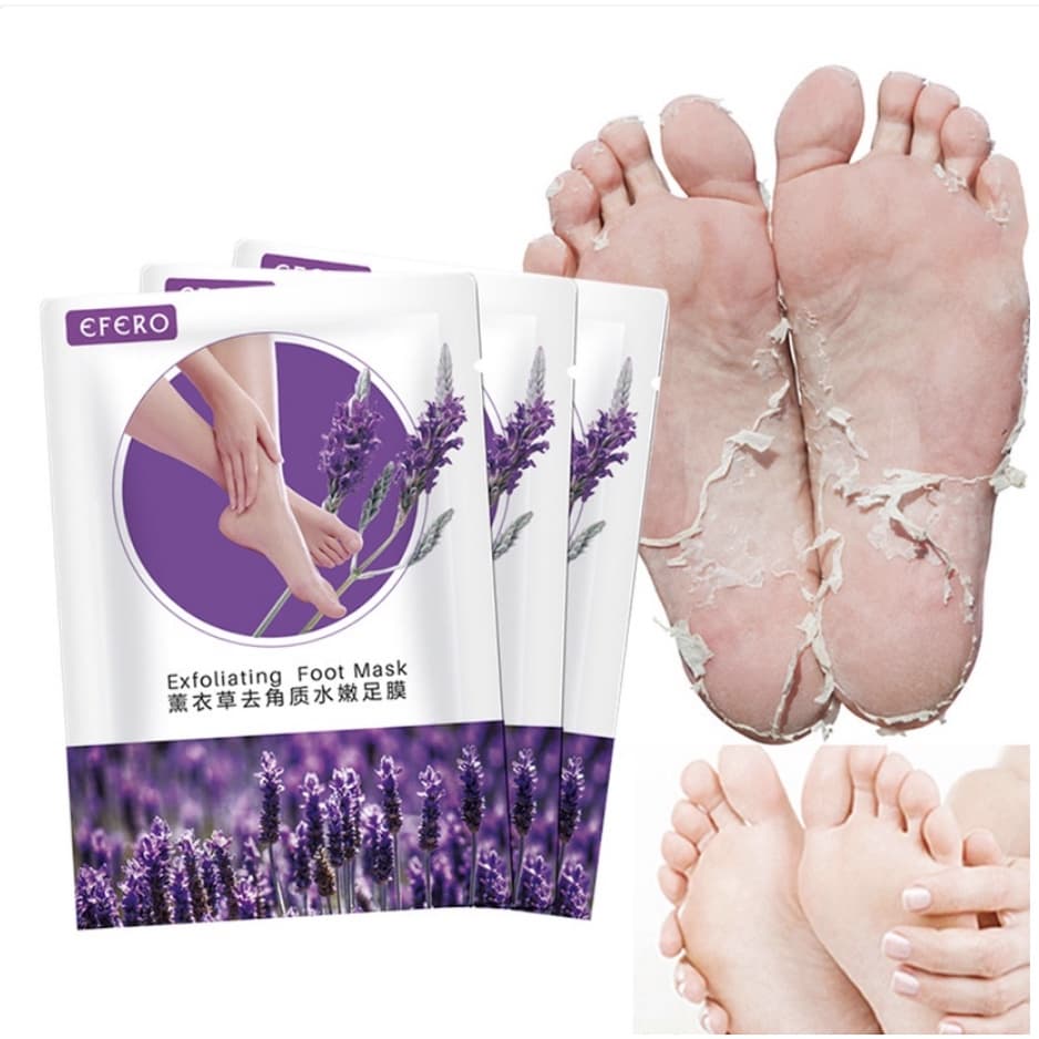 Máscara Para Pés Meia Esfoliante Poderosa Remove Pele Morta - PAR