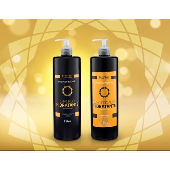 Kit Shampoo 1L + Condicionador 1L Premisse Linha Hidratação