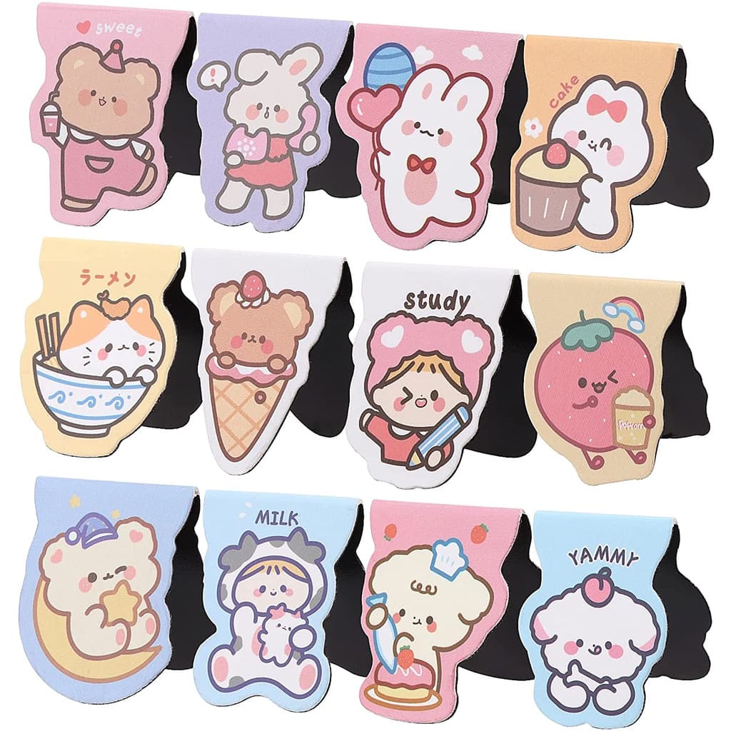 Marcadores Magnéticos 12Pcs Para Crianças Mulheres