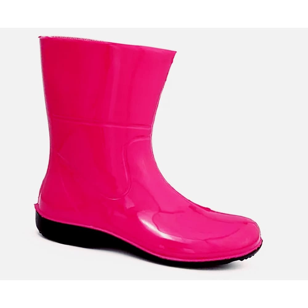 Galocha Pat Rca Cano Médio Chuva Patrol Impermeável Infantil Rosa