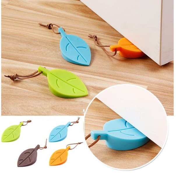 Parador De Porta Folha Prendedor Silicone Peso Trava Protetor Decoração