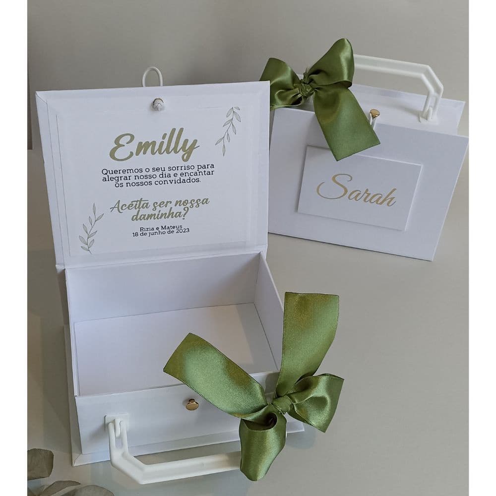 Convite Dama de Honra/Pajem/Daminha