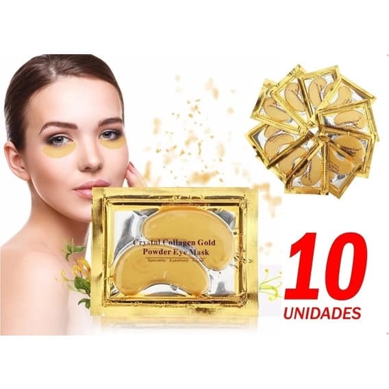 Kit 10 Pares De Mascara De Colágeno Para Região Dos Olhos