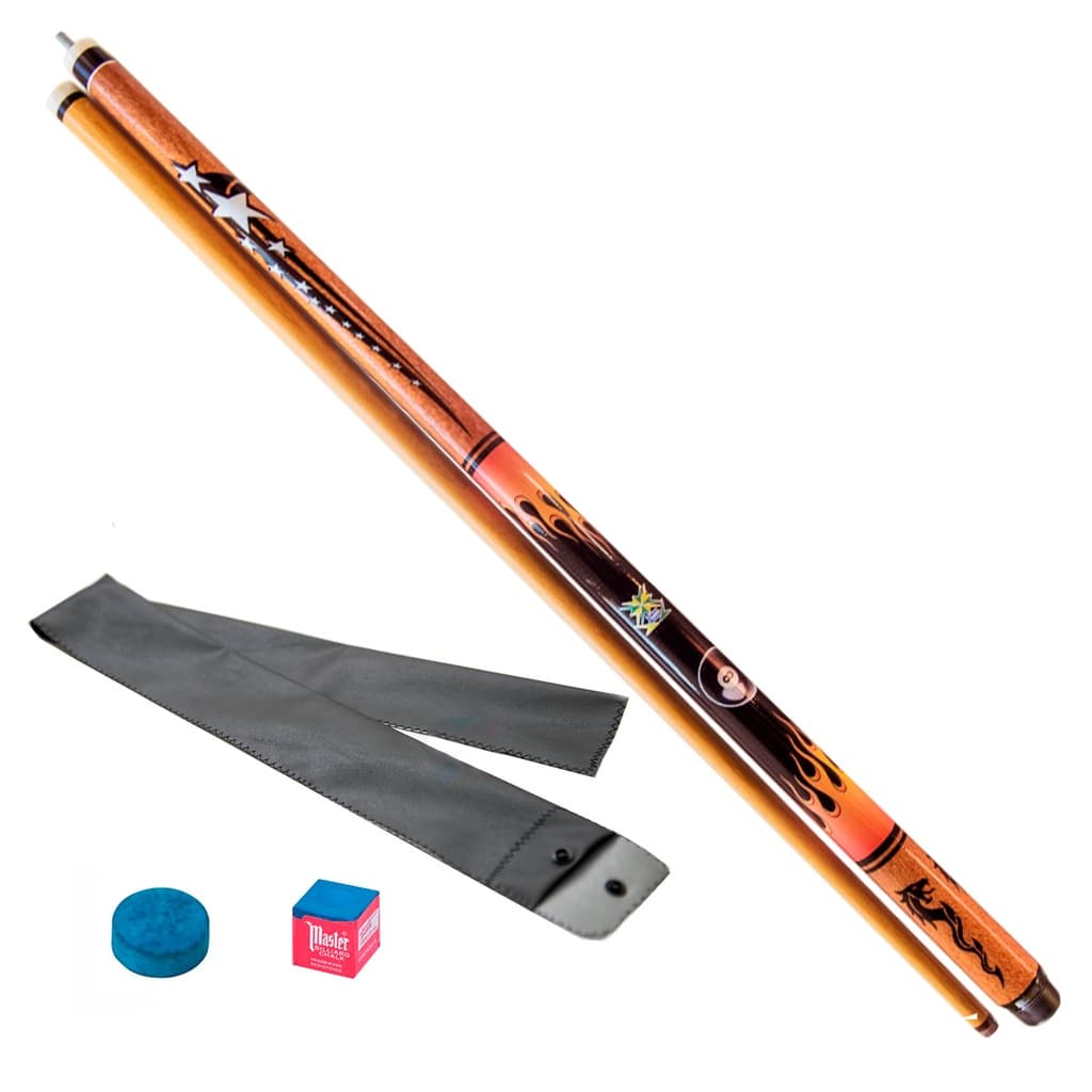 Taco de Sinuca Bilhar Desmontável Bola 8 Profissional