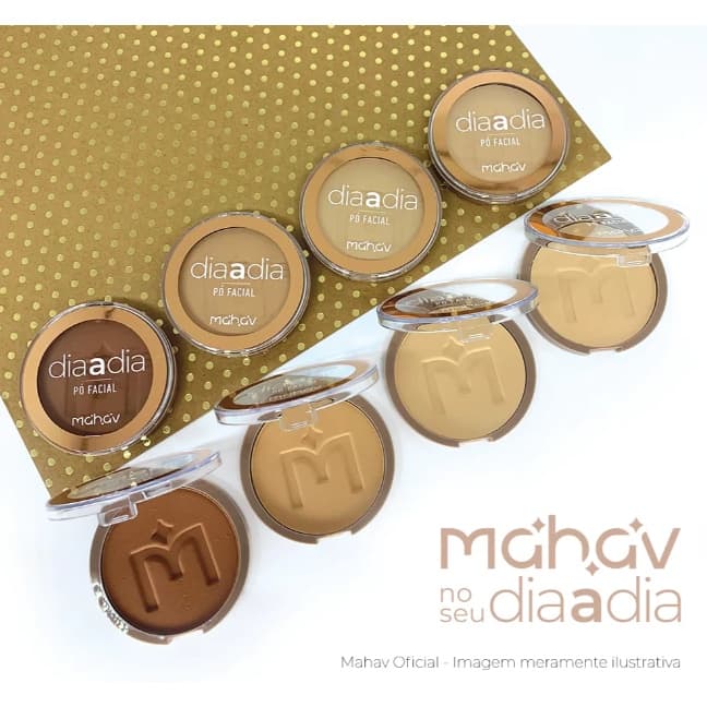 Pó Facial Compacto Dia a Dia Mahav