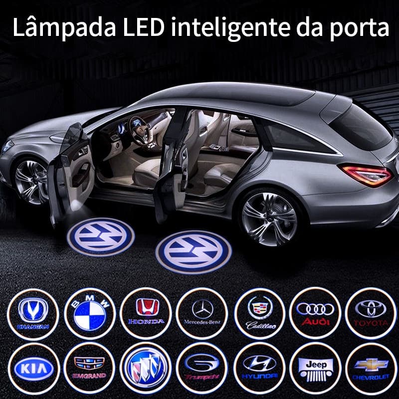 acessórios para carro Universal Car Light Led Projector De Boas Vindas Luz Decorativa Para Porta Acessórios Interiores De Carros A Laser