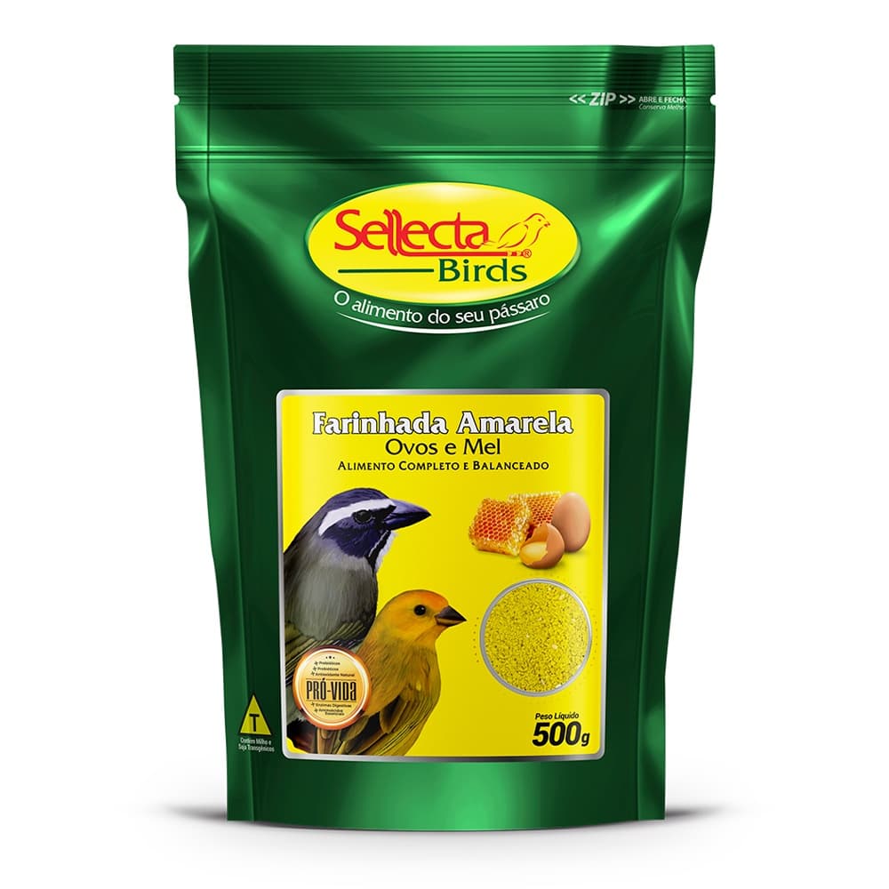 Farinhada Amarela Ovos E Mel Sellecta 500g Trinca Ferro