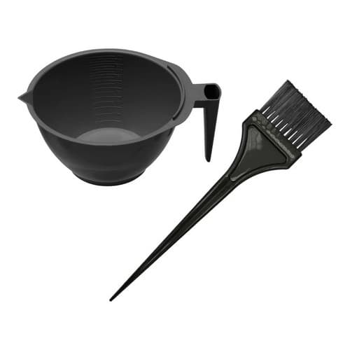 Kit Tintura Coloração Para Cabelo Com Pote + Pincel