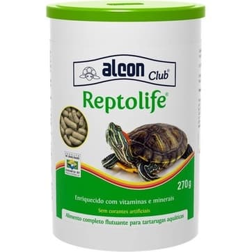 Kit C/ 02 Ração Alcon Reptolife 270g - Ração P/ Tartarugas
