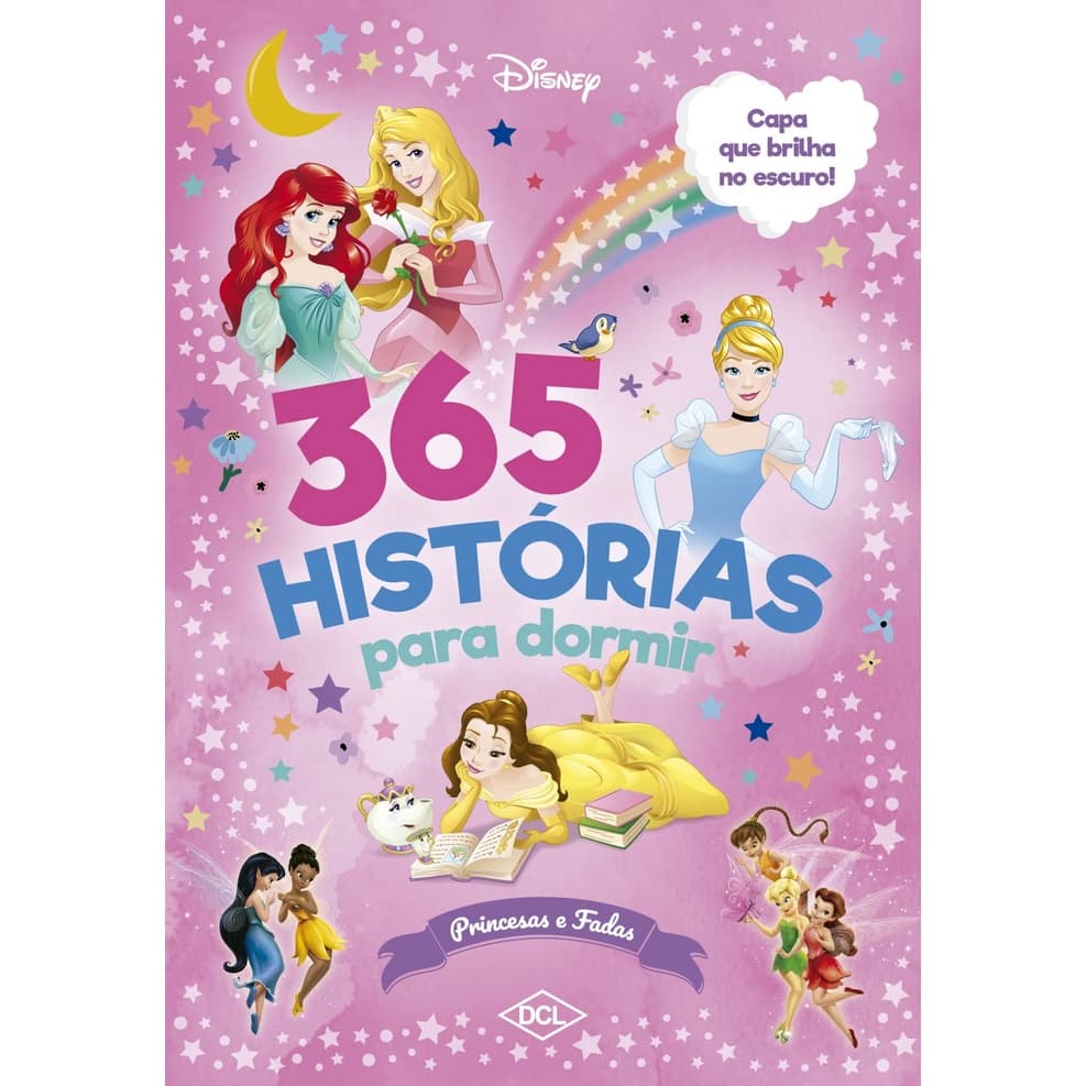 Livro Disney 365 Historias Para Dormir - Brilho Princesas
