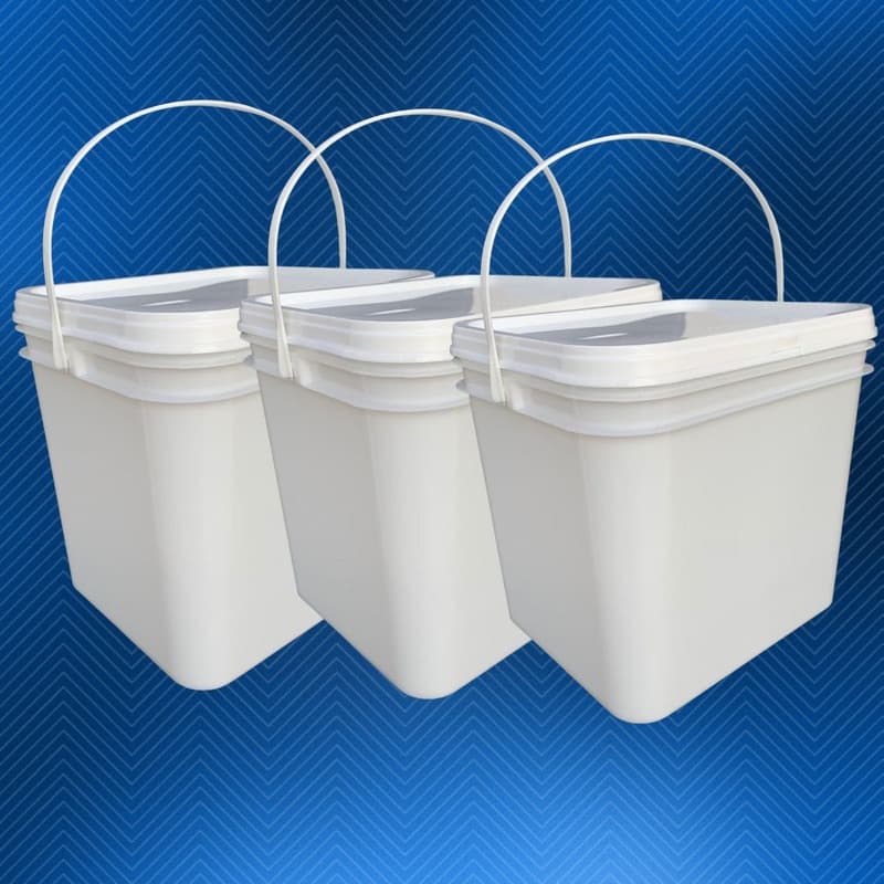 balde de plastico para sorvete - 3 Pçs