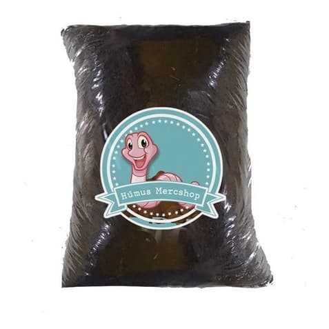 Húmus Minhoca Orgânico 2,4 Kilos Fertilizante Natural Adubo