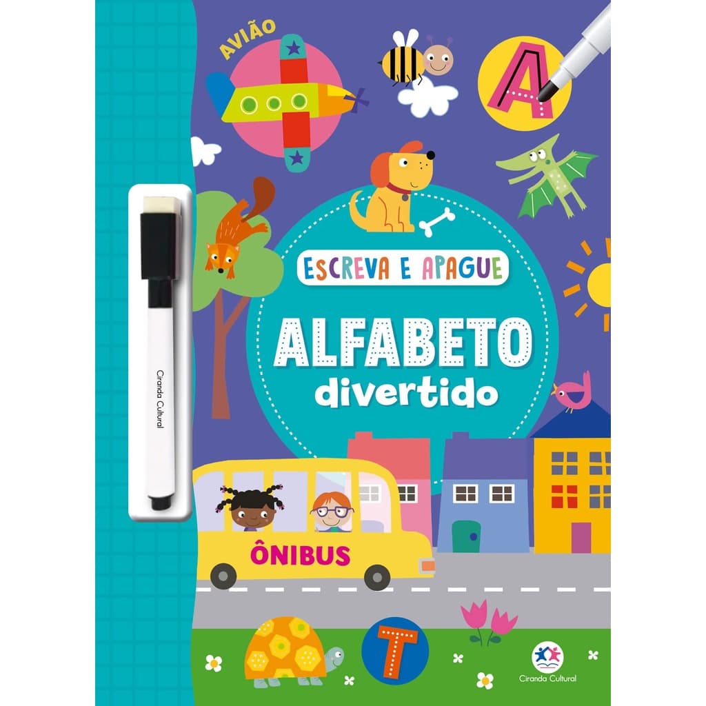 Livro Escreva E Apague - Alfabeto Divertido