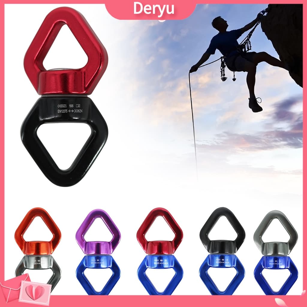 Mosquetão De Escalada Externa 30KN Em Forma De 8 Conectando A Corda De Anel Giratório