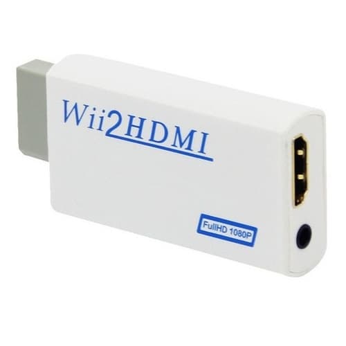 Adaptador Conversor Nintendo Wii Para Cabo Hdmi Fullhd 1080