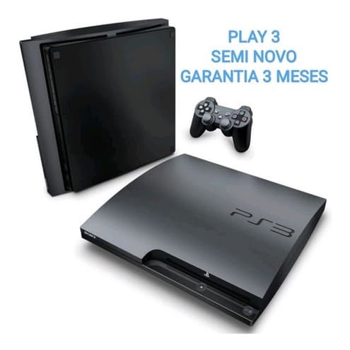 Playstation 3 Desbloq. Com Jogos Semi Novo Play3